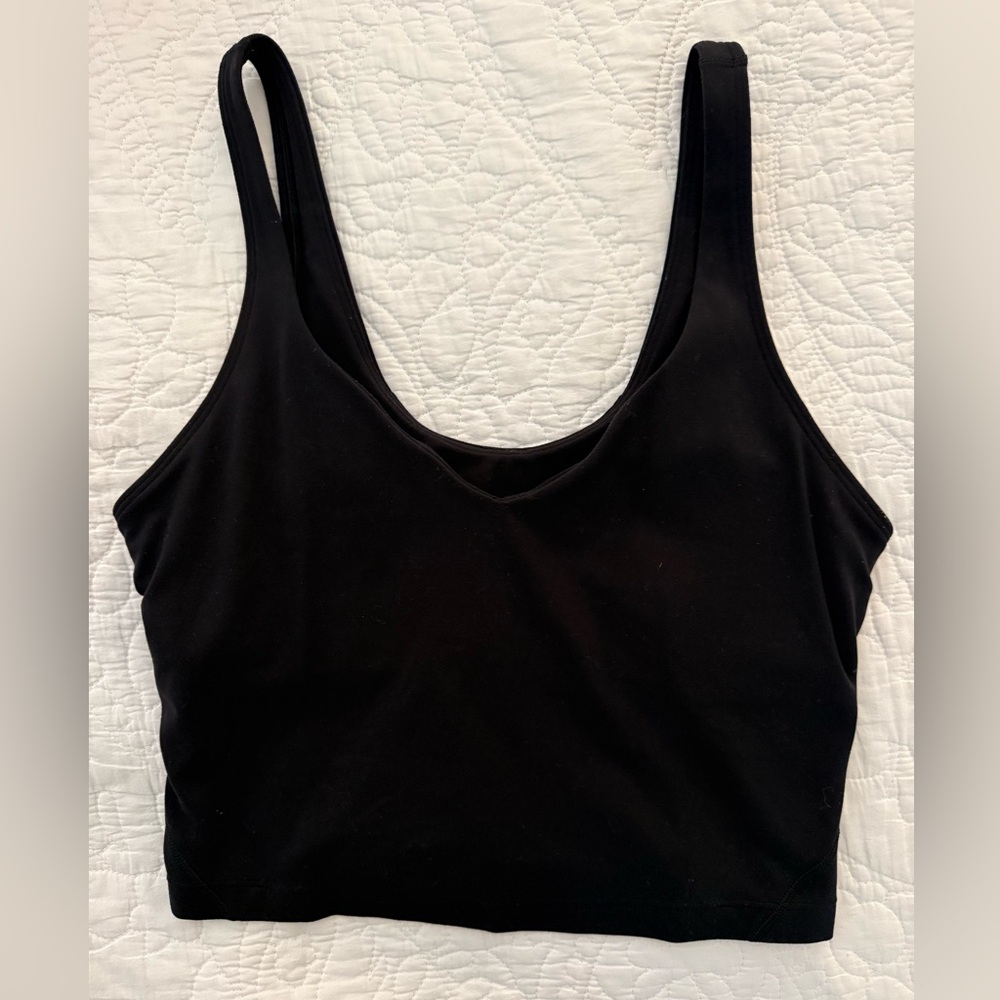 lululemon athletica Black Tank Top